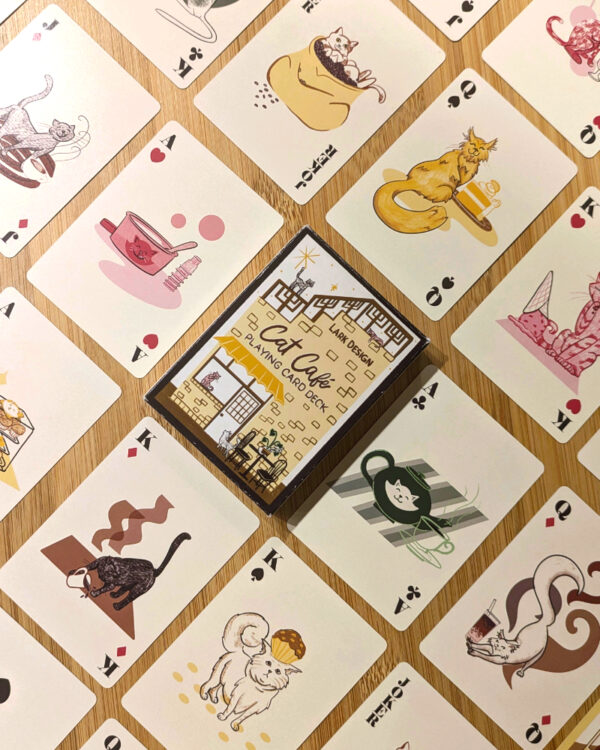Cat Cafe Playing Cards