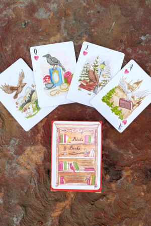 Birds and Books Playing Cards
